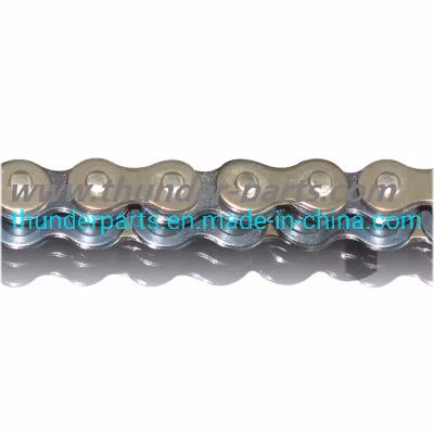 Chaîne de moto en acier/Cadena De Timing/moteur/Traction/chaîne de distribution/pièces de rechange de moto 25h/2X3/3X4/420/428/428h Cbt